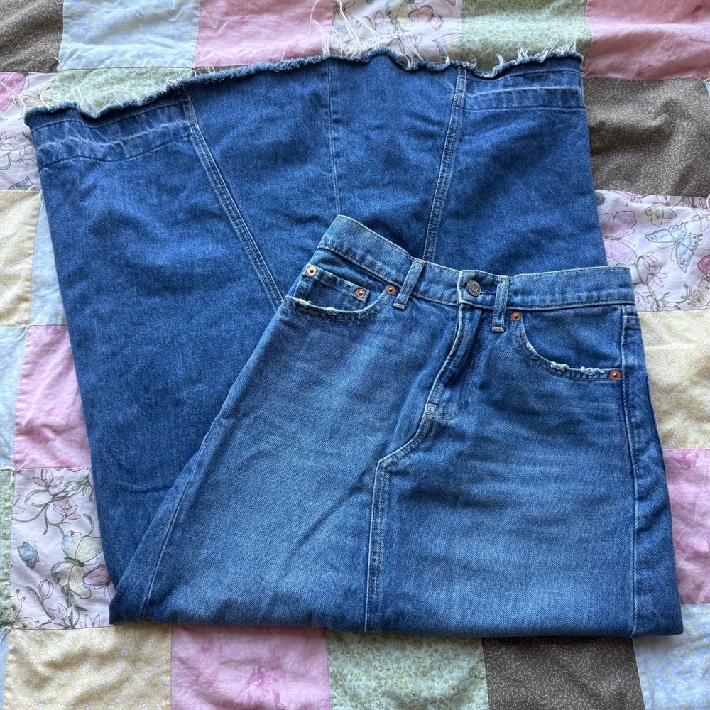 GAP Womens Classic Blue Denim Skirt